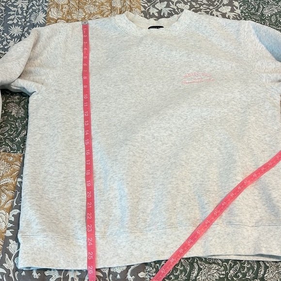 White Fox Boutique Essentials Club Set Crewneck & Sweatpants Grey Marle Pink - Picture 9 of 17